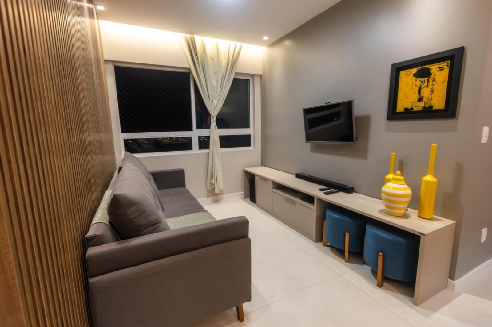 Apartment Meu Aconchego Em - 2qts Com Ar E 1 Vaga De Garagem
